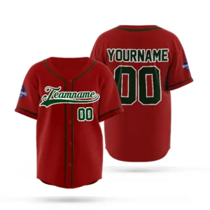 Custom Mexico Baseball Jersey-1