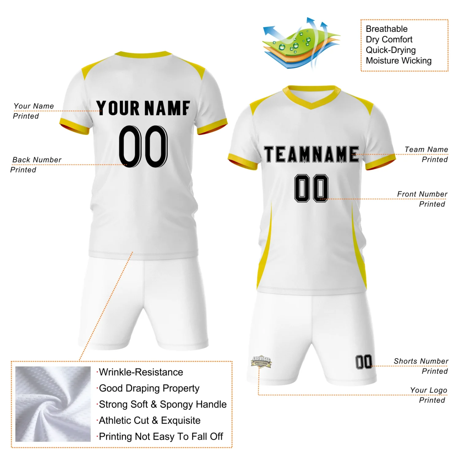 Custom Soccer Jerseys Real Madrid-3