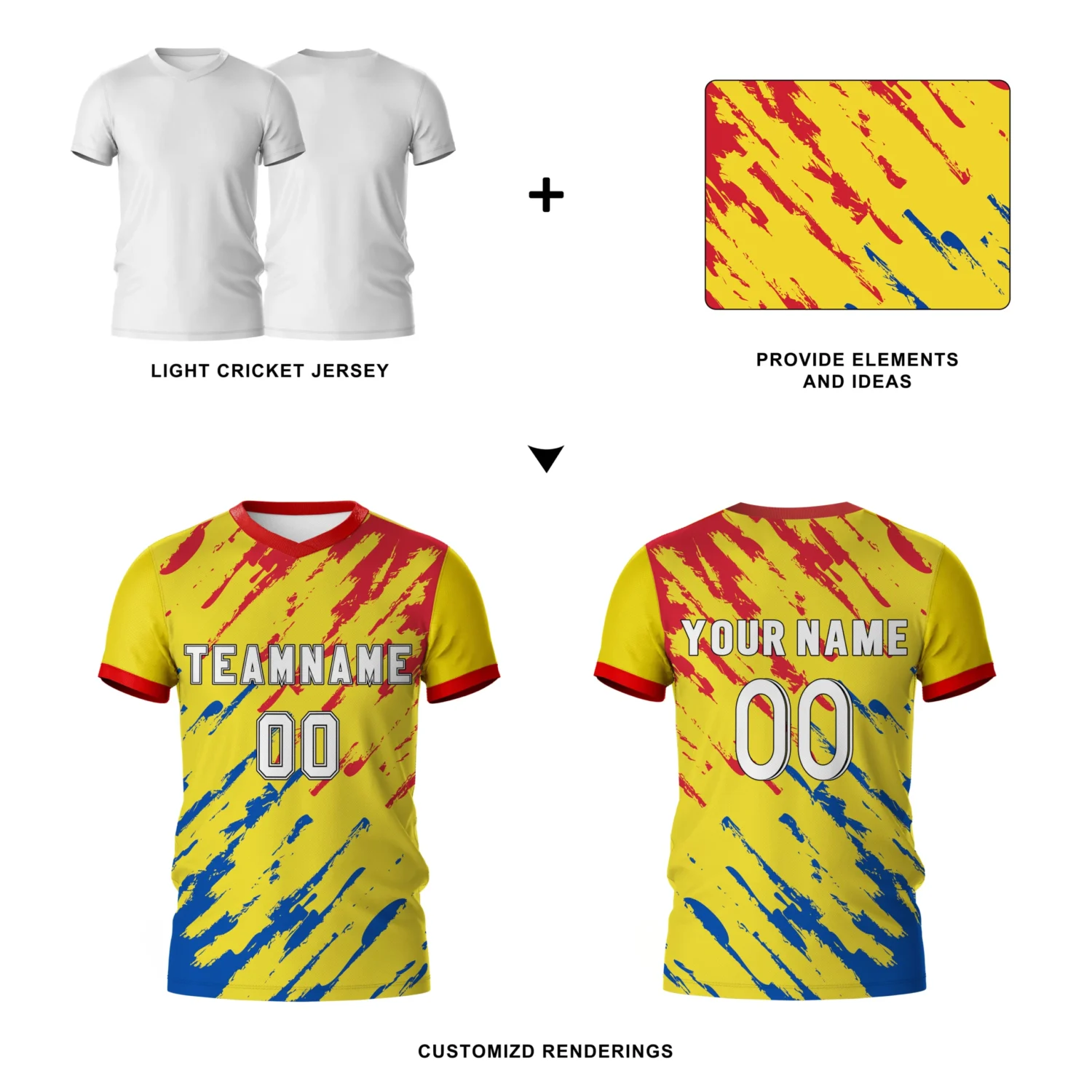 Custom Colombia Soccer Jersey-4