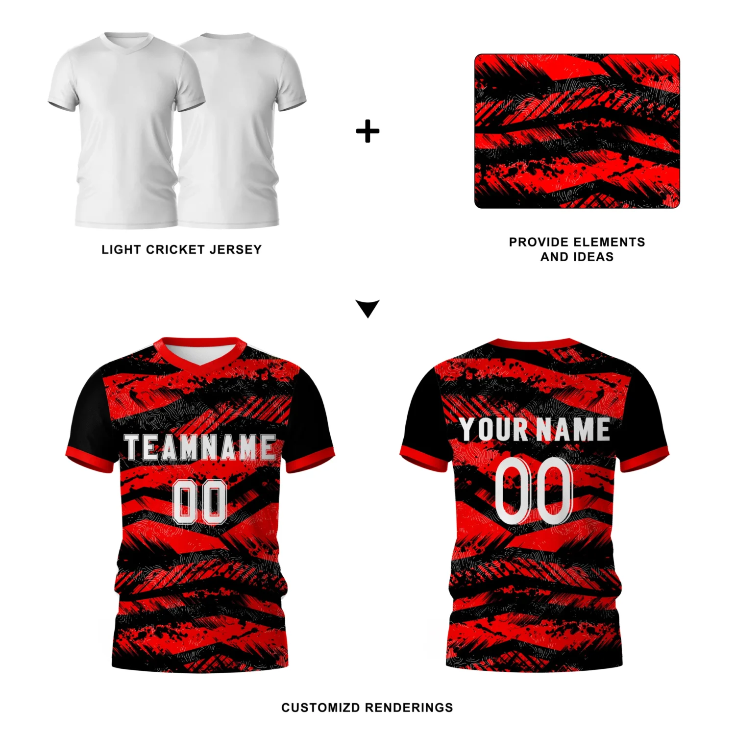 Custom Germany Soccer Jersey-4