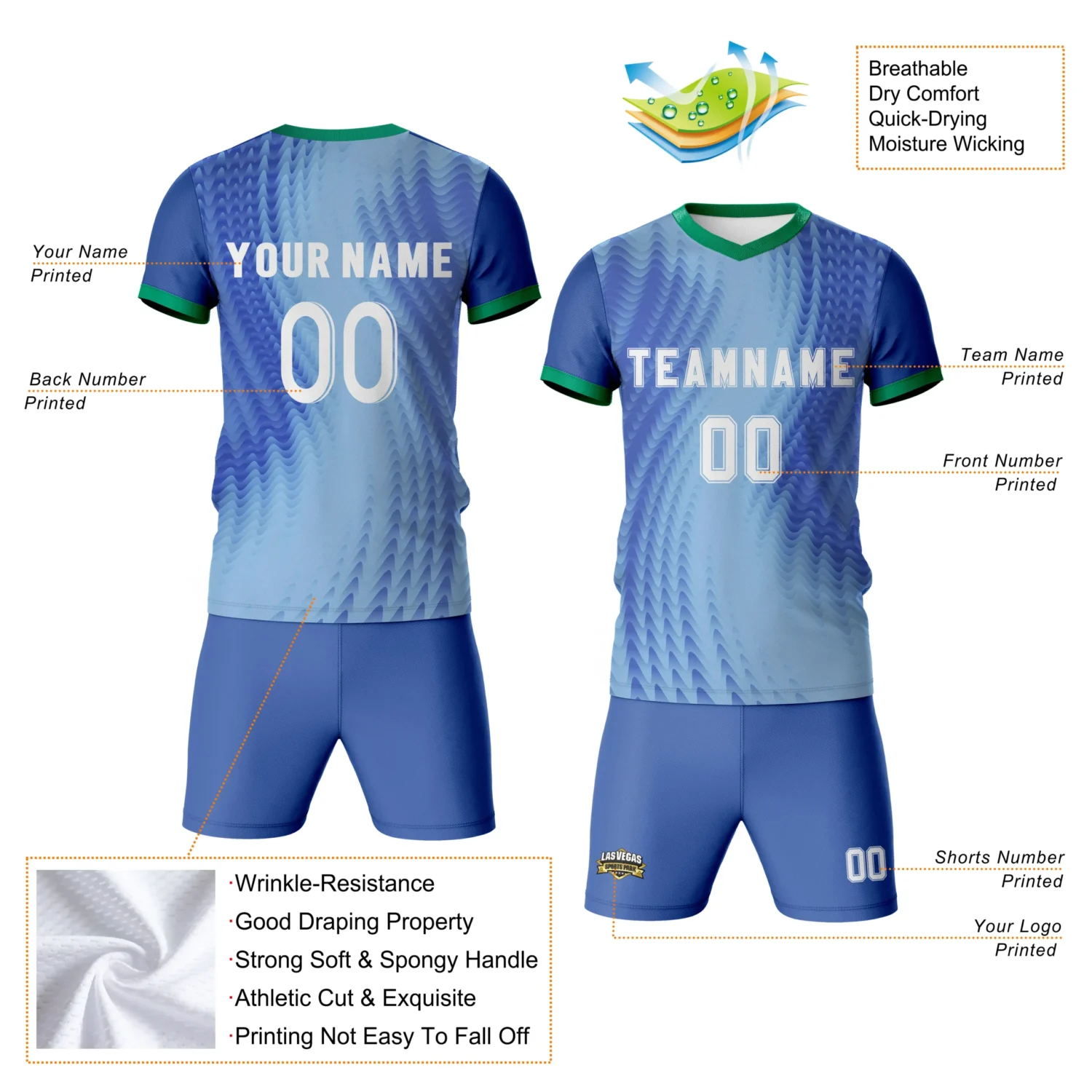 Custom Italy Soccer Jersey-3