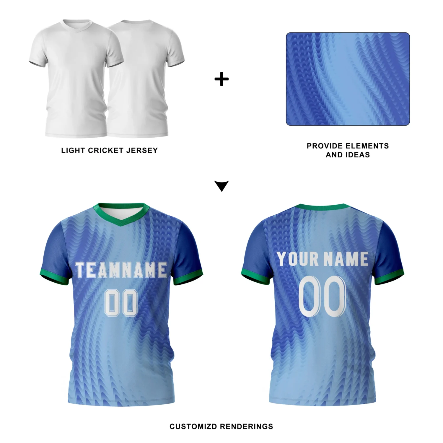 Custom Italy Soccer Jersey-4