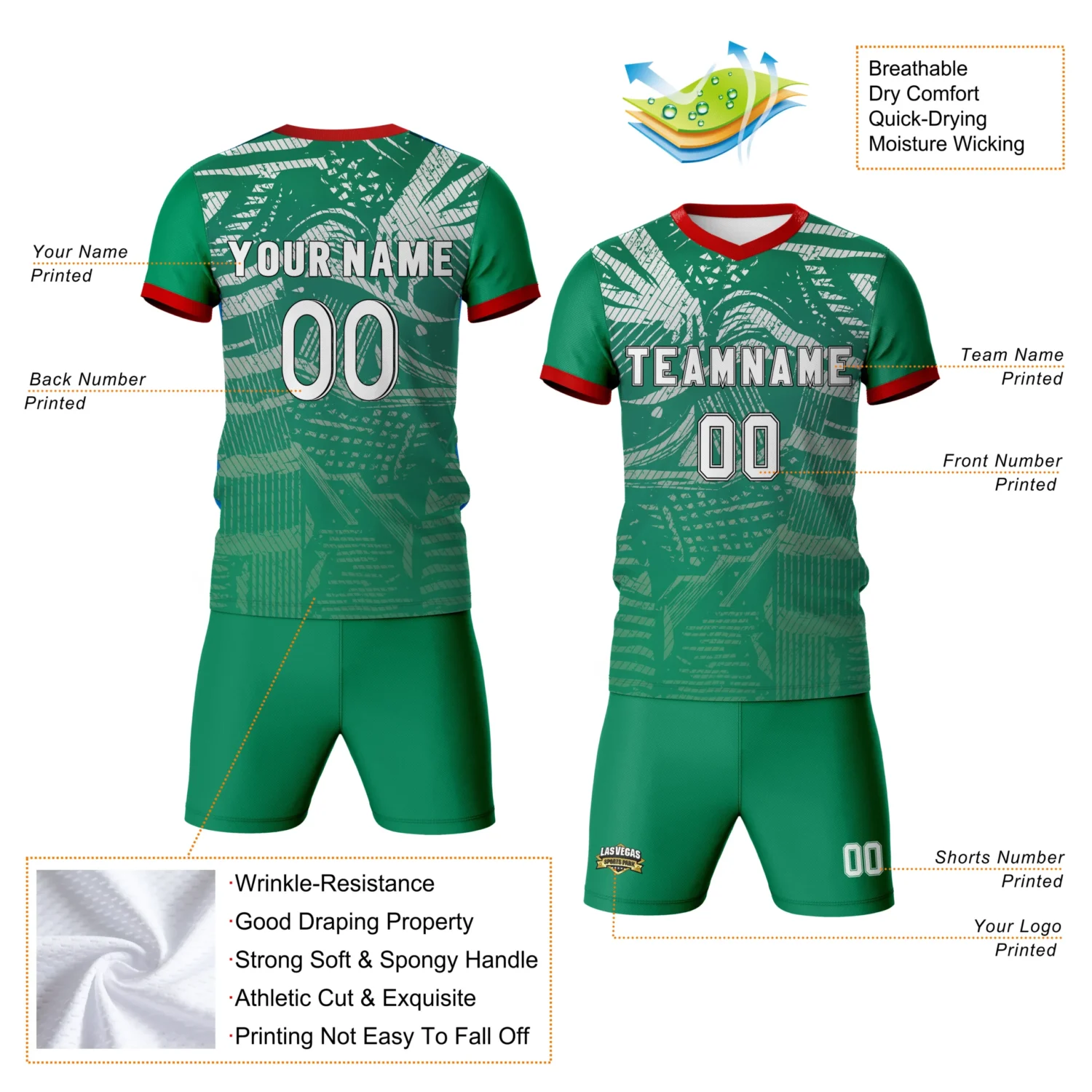 Custom Mexico Soccer Jersey-3