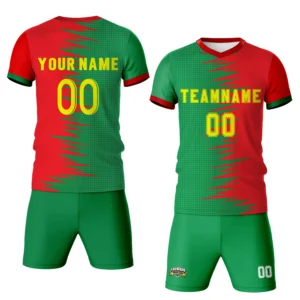 Custom Portugal Soccer Jersey-1