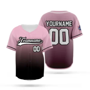 custom pink baseball jerseys