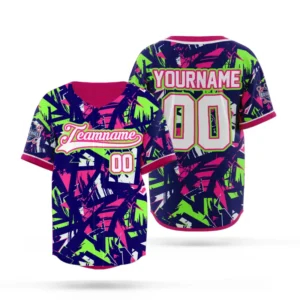custom printed baseball jersey