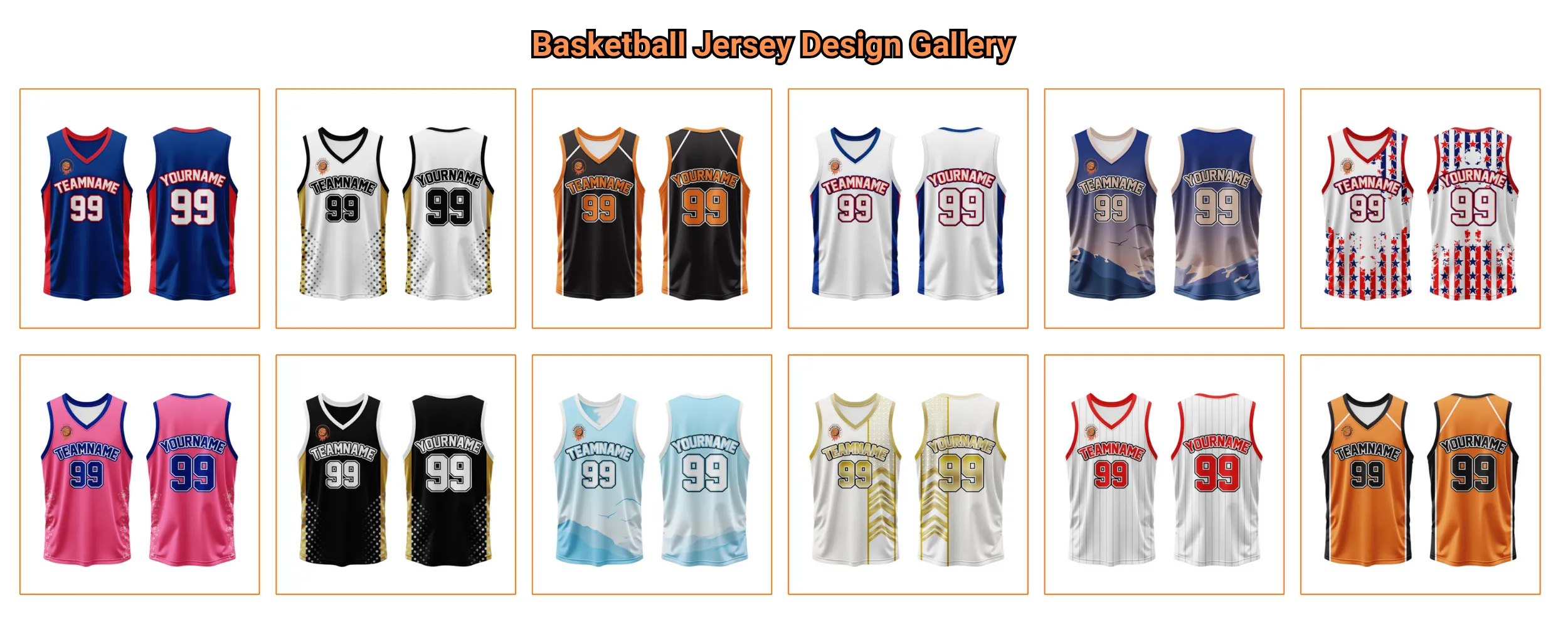 Basketball Jersey Design Gallery