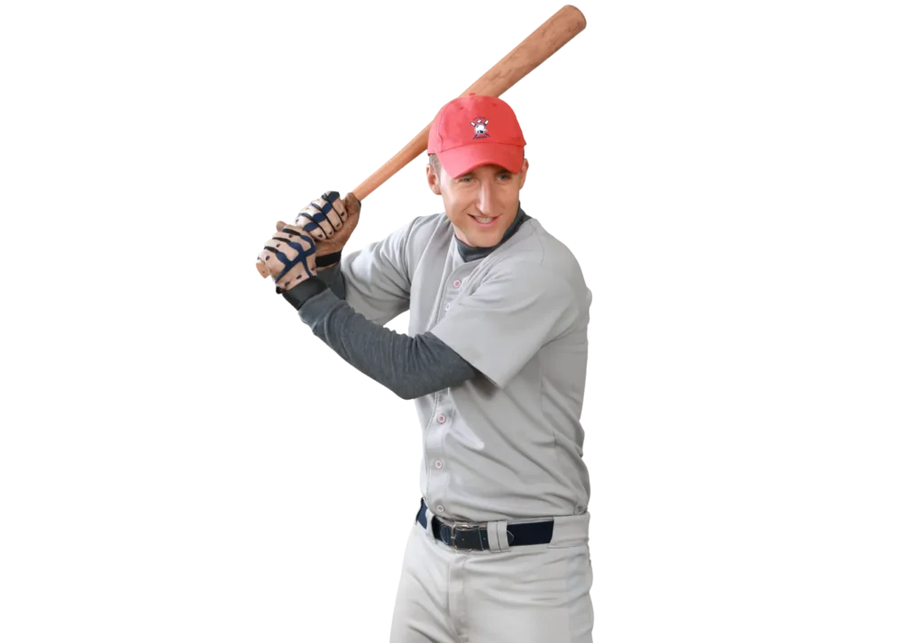 Custom baseball hats banner logo