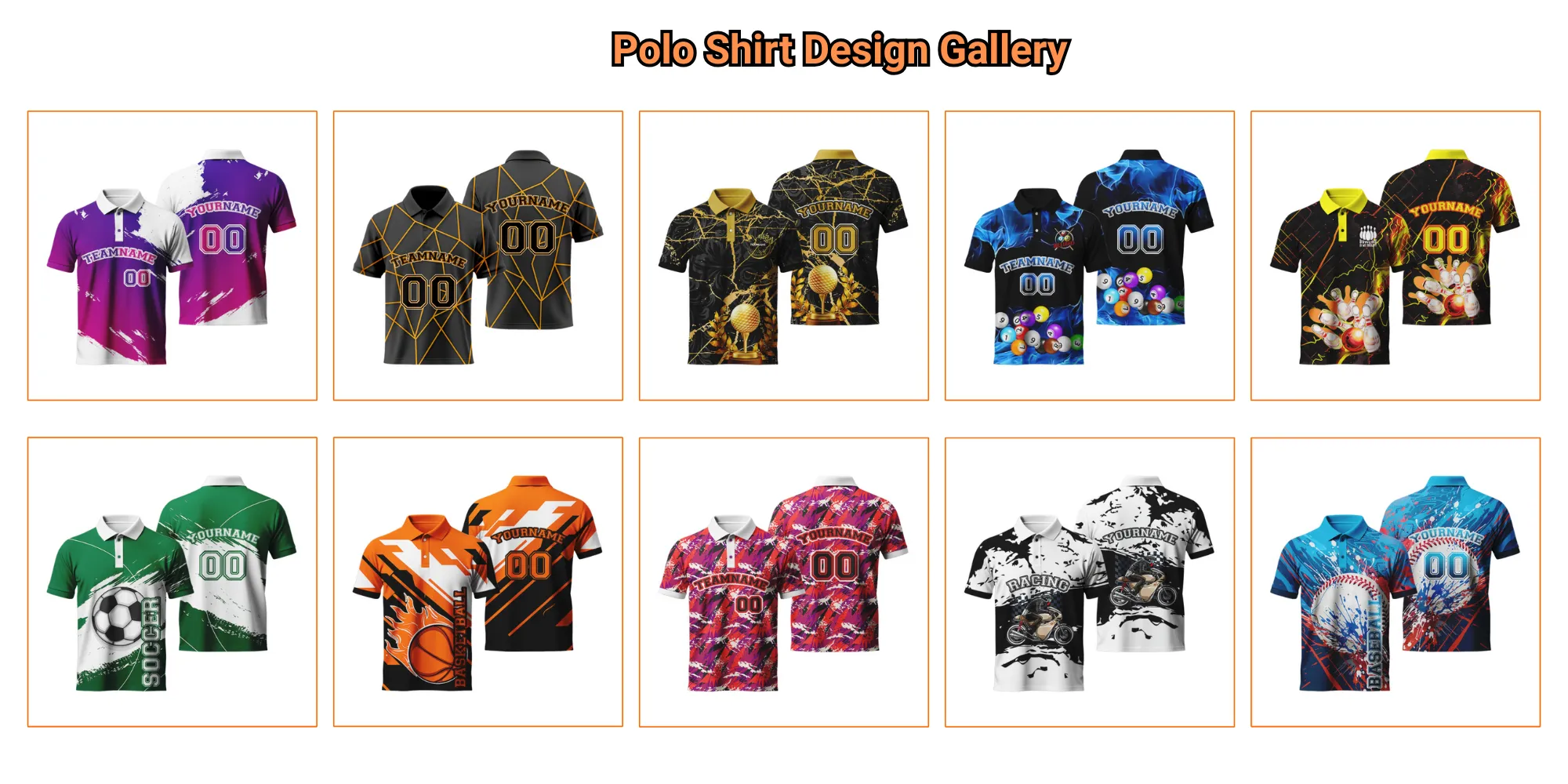 Polo Shirt Design Gallery