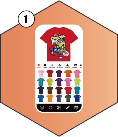 Step 1 Choose Your T-Shirt Style