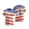 Badminton T Shirt With Flag On It Custom