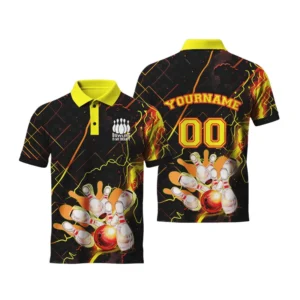 custom bowling polo shirts-1