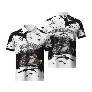 custom racing polo shirts-1