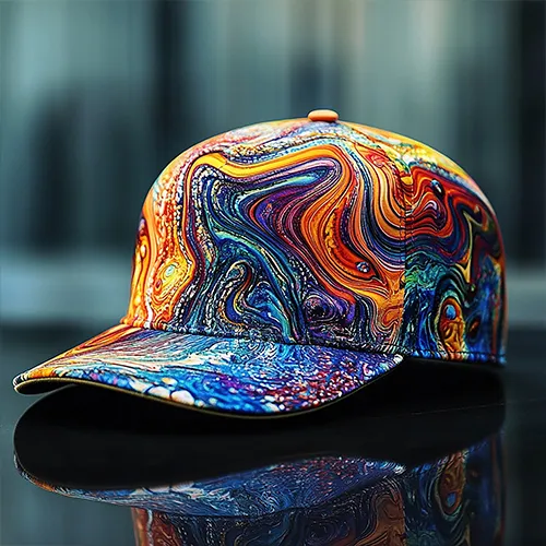 custom sublimated baseball hats