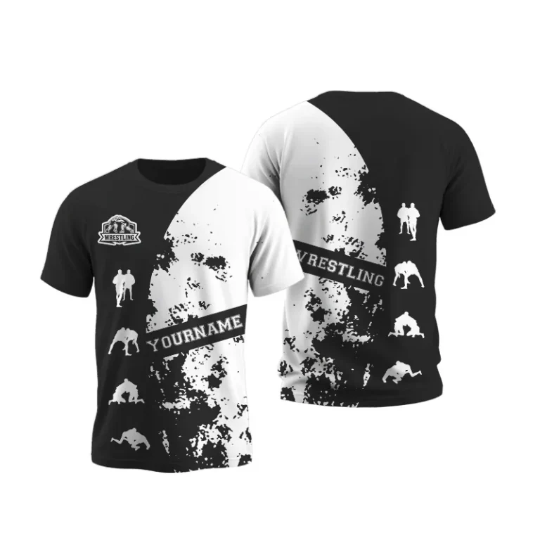 custom wrestling t shirts-1