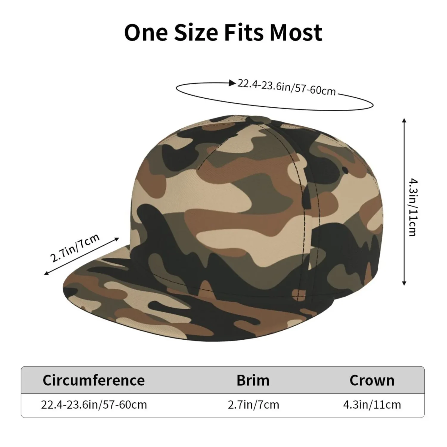 custom camo snapback hats -2