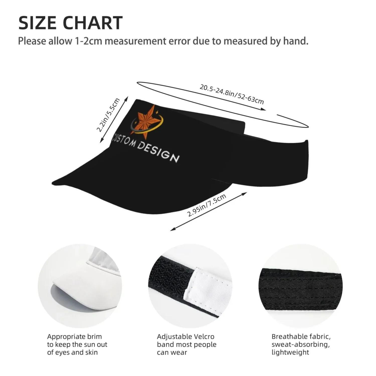 custom embroidered visor-4