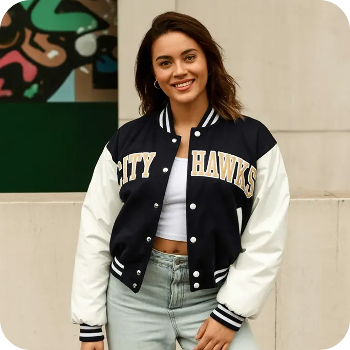 custom womens letterman jackets