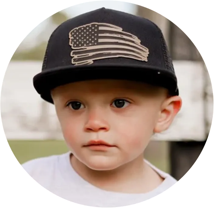 .kids custom snapback hat