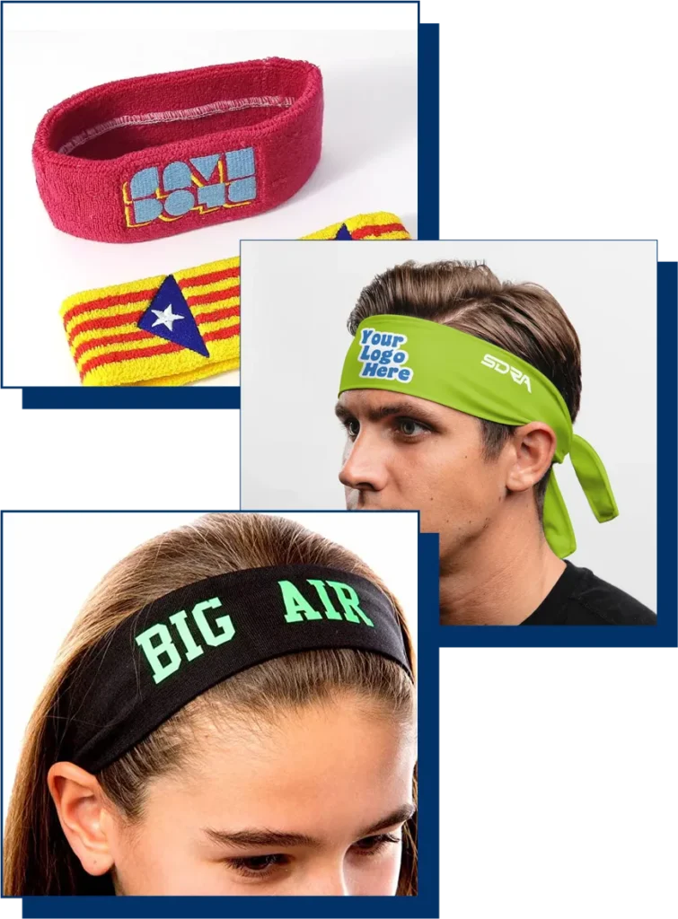 Custom Headbands by Material