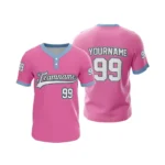 Custom Pink Softball Jerseys