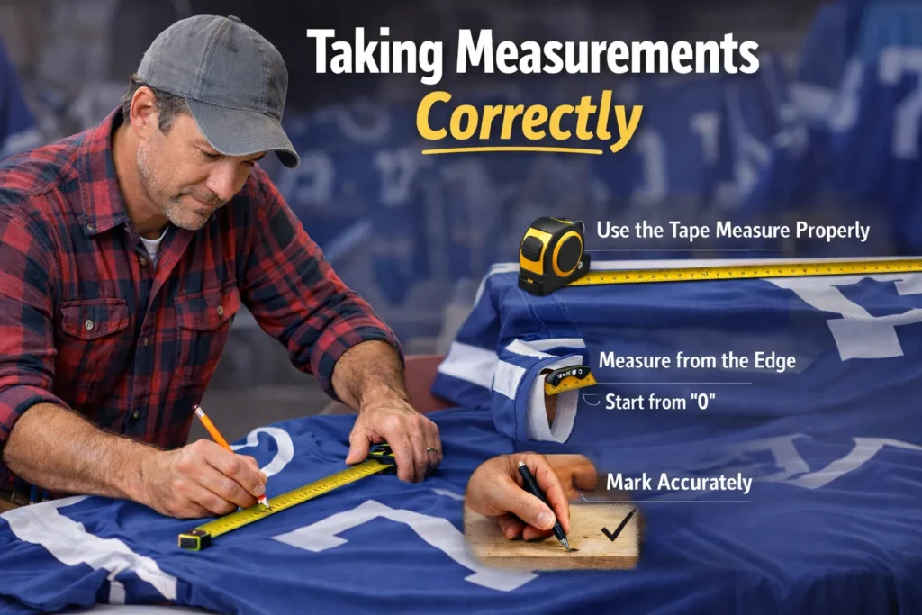 Custom Jerseys Measurements