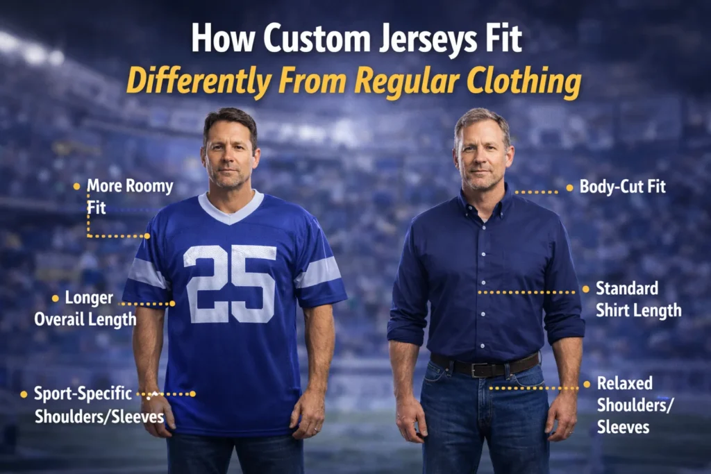 Different Sizing Rules for Custom Jerseys