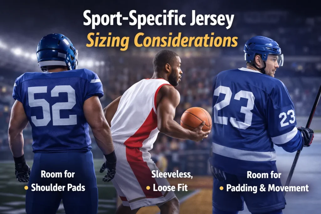 Sport-Specific Jersey Sizing