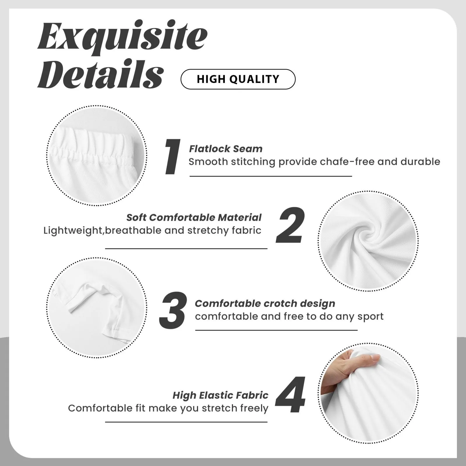 custom elastic women's shorts-7