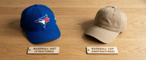 process of making a baseball hat