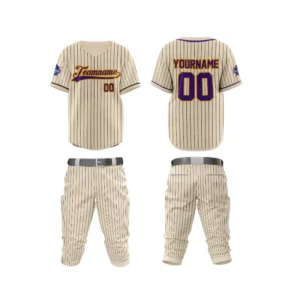 Custom Cream Baseball Uniforms (2)