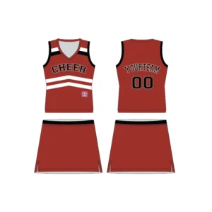Custom Sleeveless Cheerleader Uniform-1