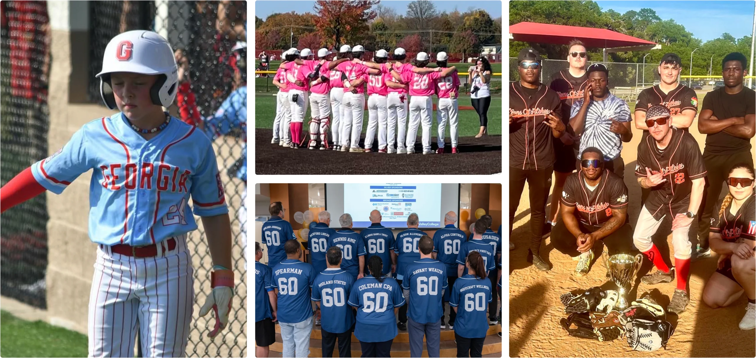 Game-Ready custom design baseball uniforms