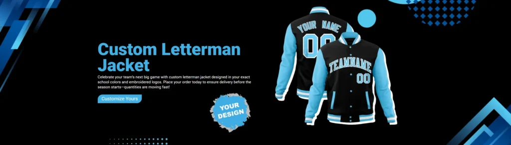 custom letterman jacket bannner