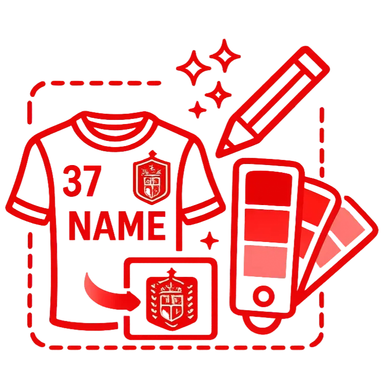 100% world cup jersey customization​