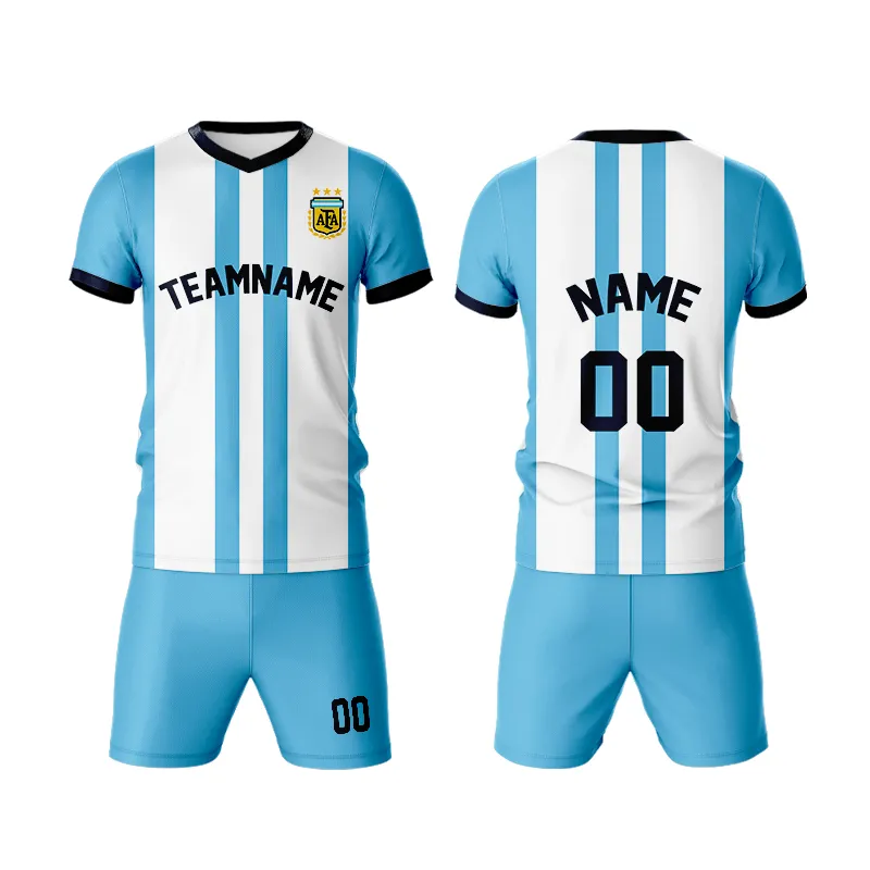 Argentina-Inspired Soccer Jersey-5