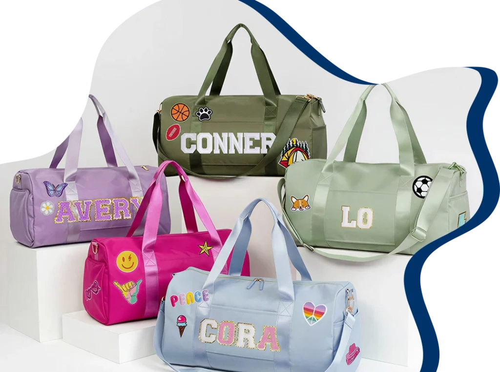 Bulk customized duffle bag banner-1