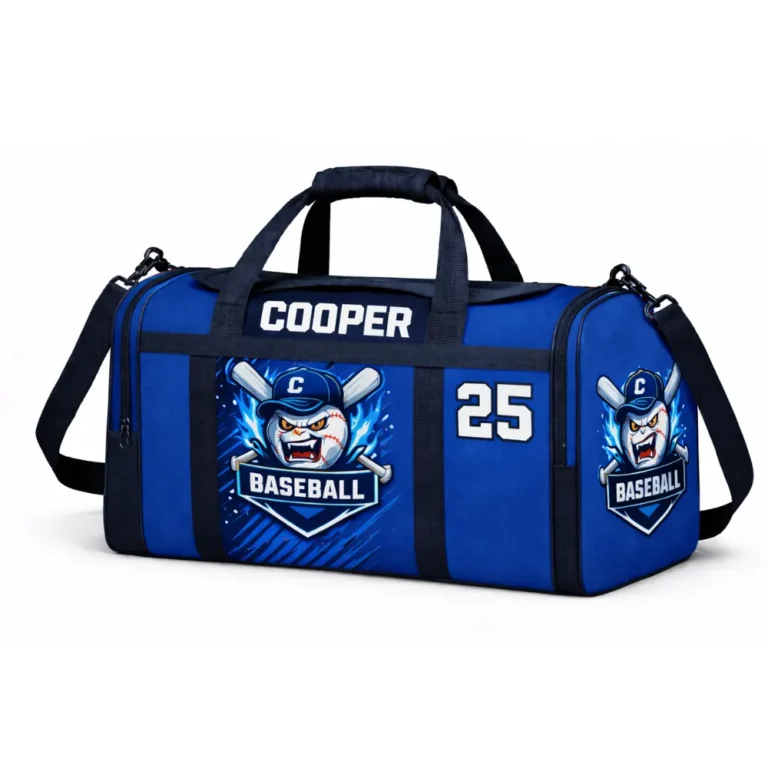 Custom Baseball Duffle Bags-1