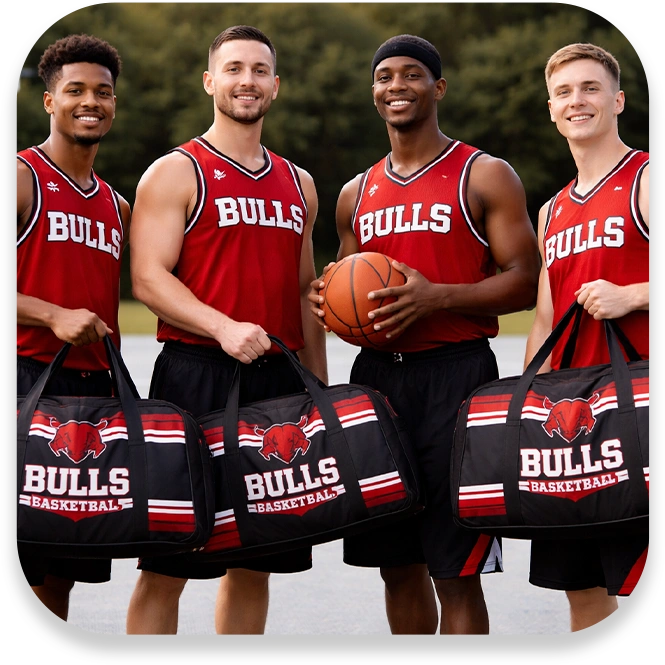 Custom Basketball Duffle Bags