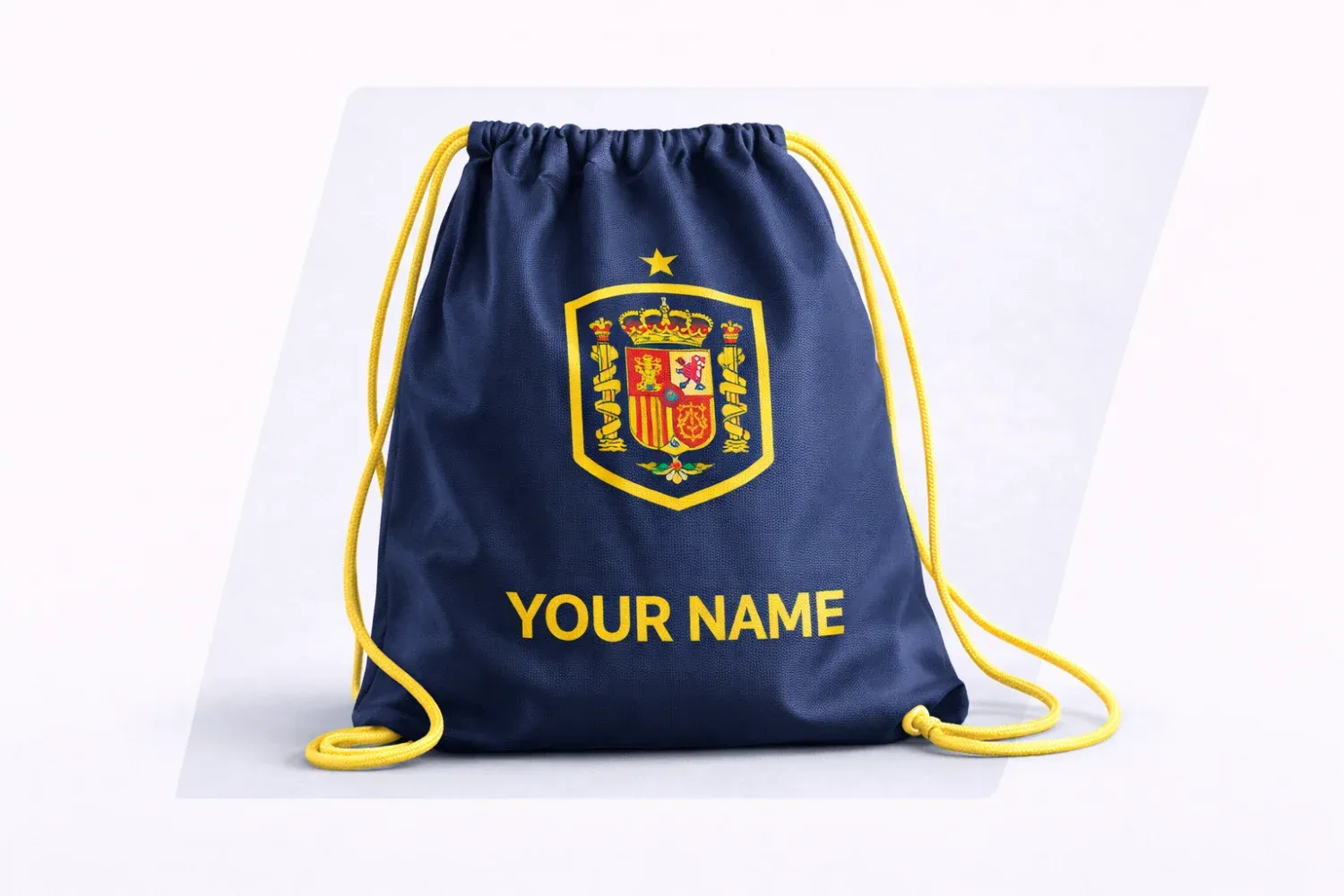 Custom world cup Drawstring Bag