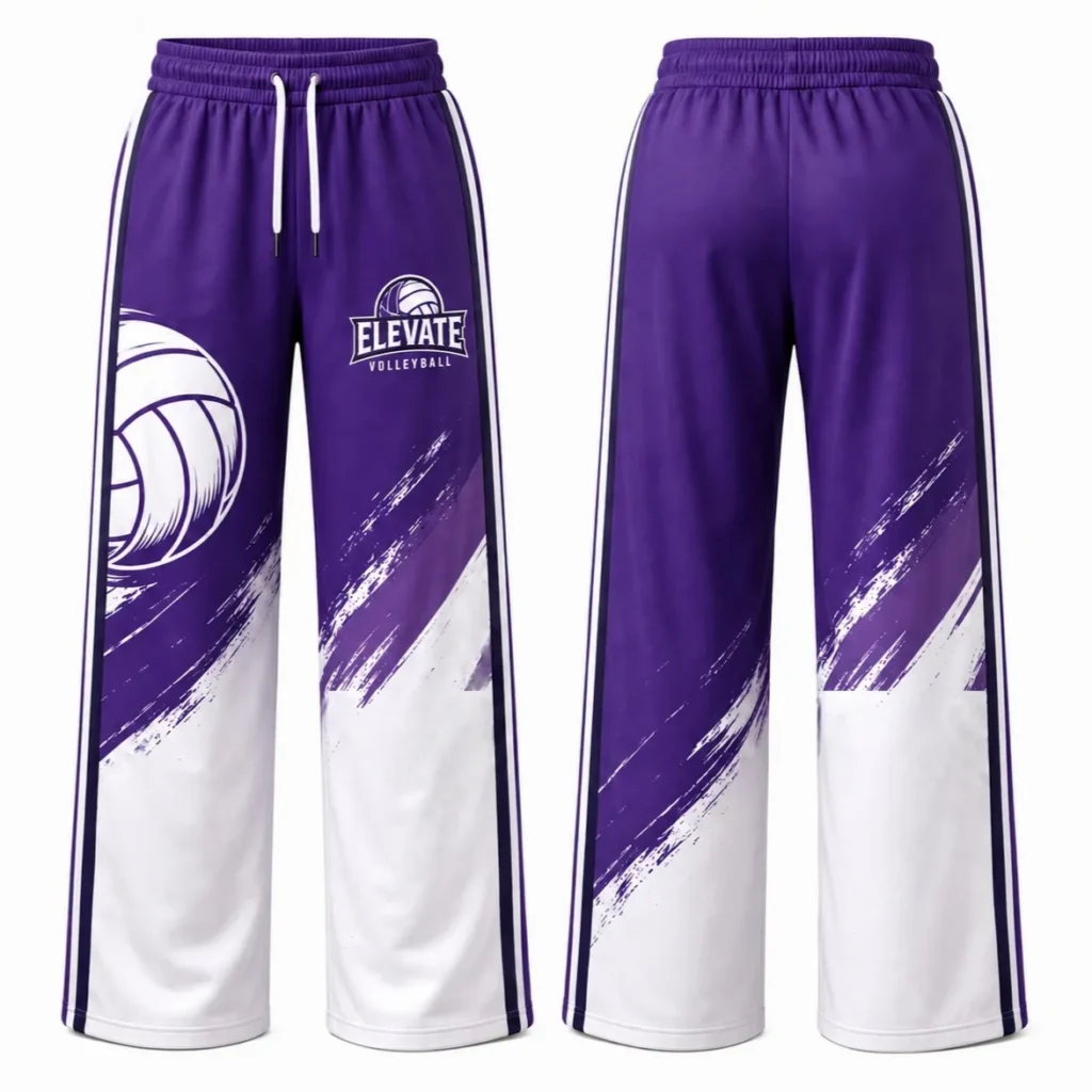 Custom Volleyball Sweatpants-5
