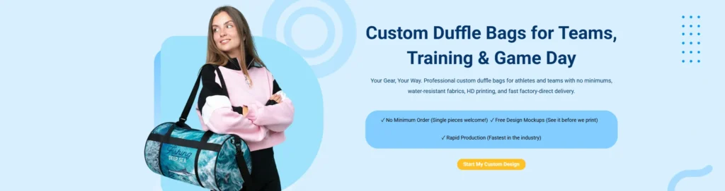 Duffle Bag BANNER-POST