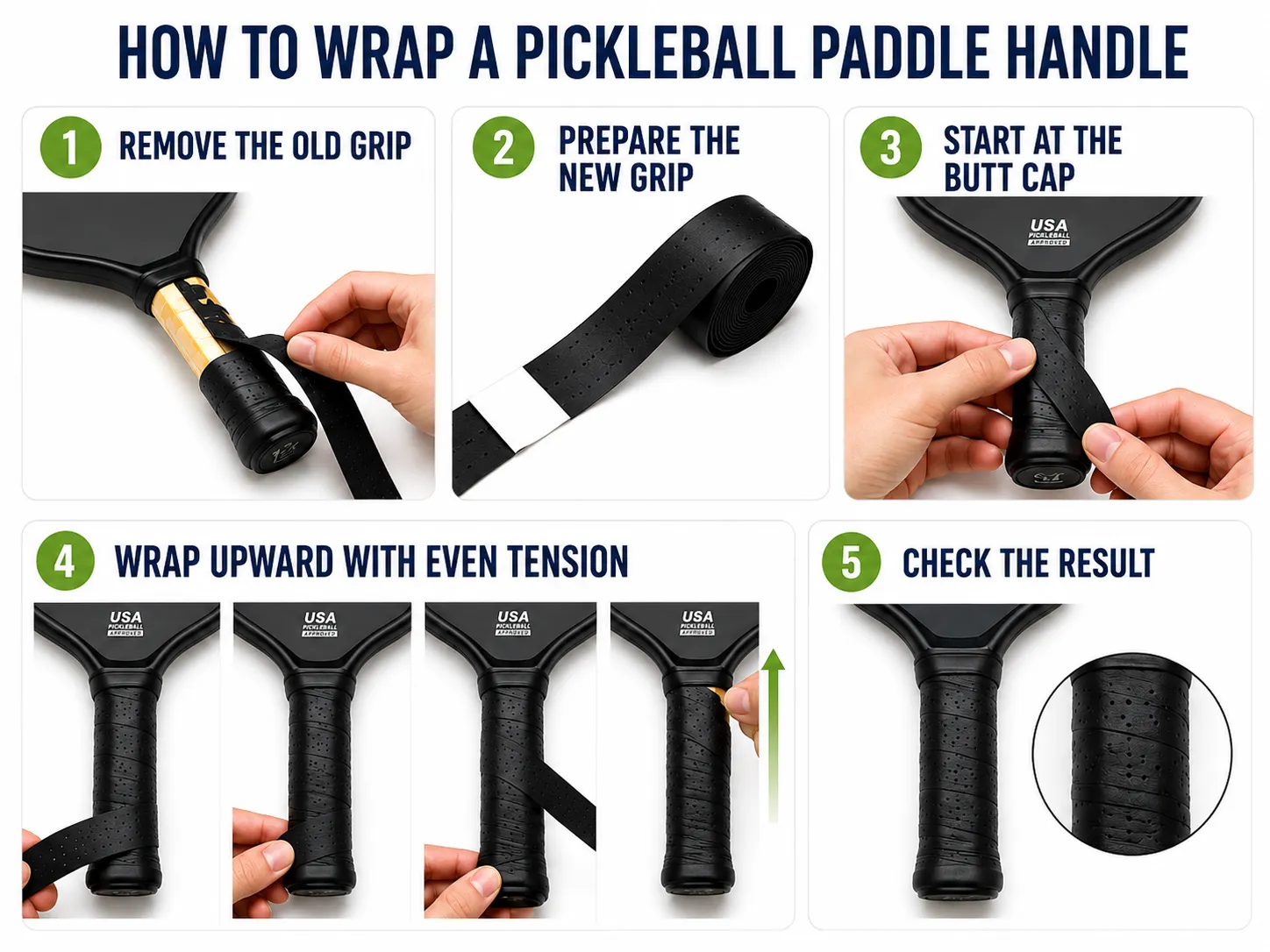 How to Wrap a Pickleball Paddle Handle