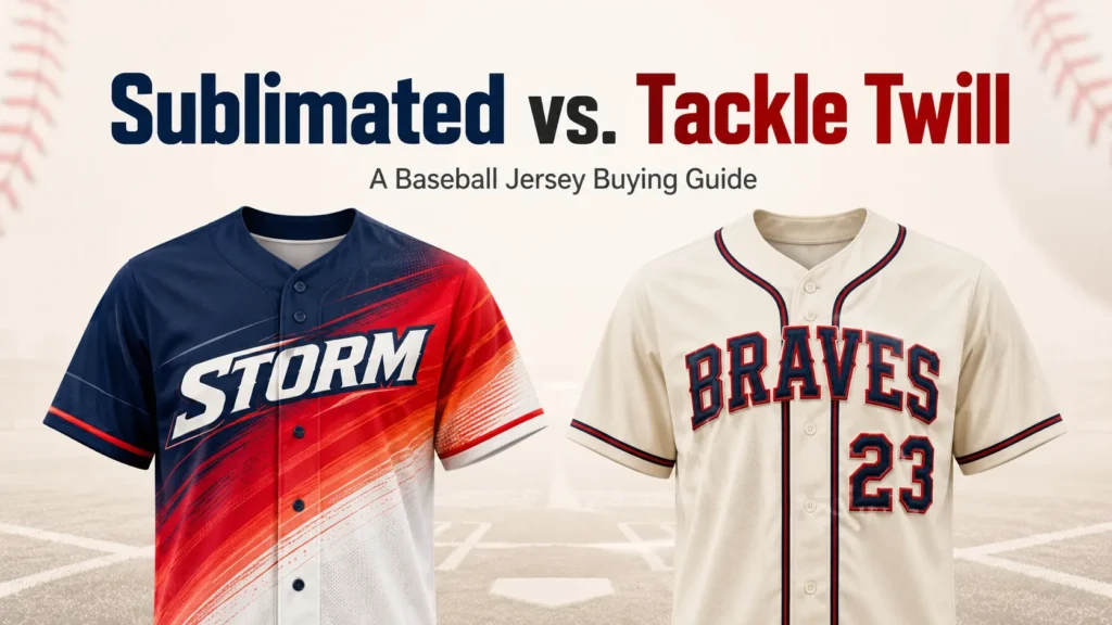 Sublimated-vs. Tackle-Twill-Baseball-Jerseys