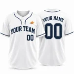 Custom 2 Button Baseball Jersey