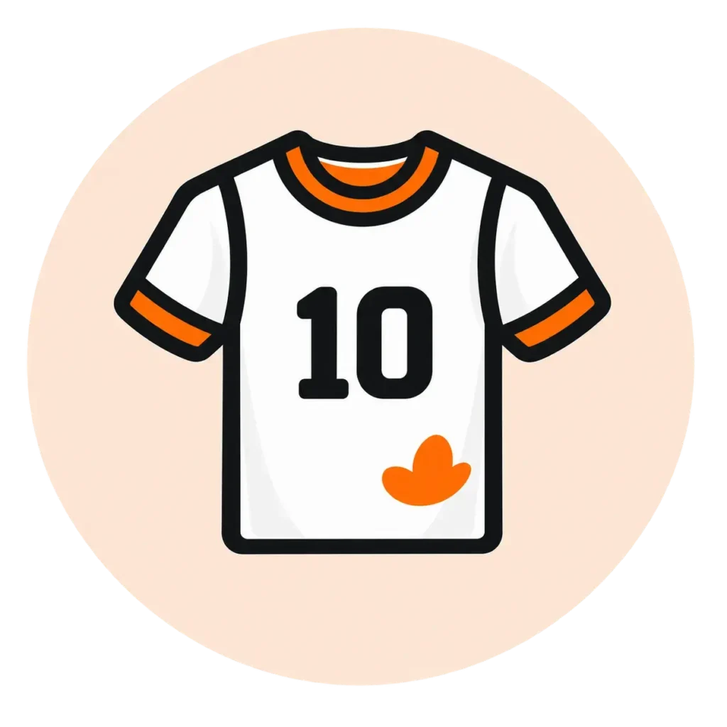 Baseball jersey customization icon