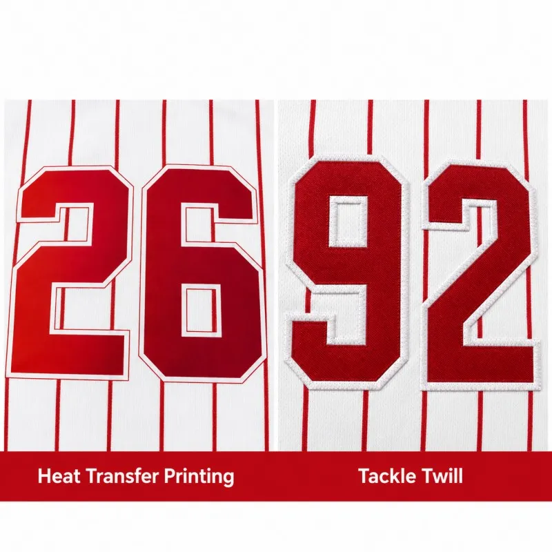 Custom Baseball Jerseys White and Red Printing