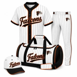 Custom Baseball Uniform Set with Cap and Bag