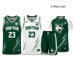 Custom Basketball Uniform Set With Shooting Shirt1