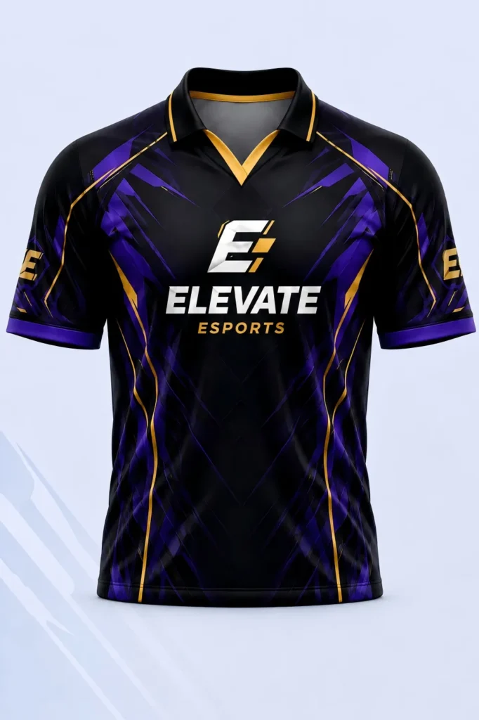 Custom Collared V-Neck Esports Jersey-1